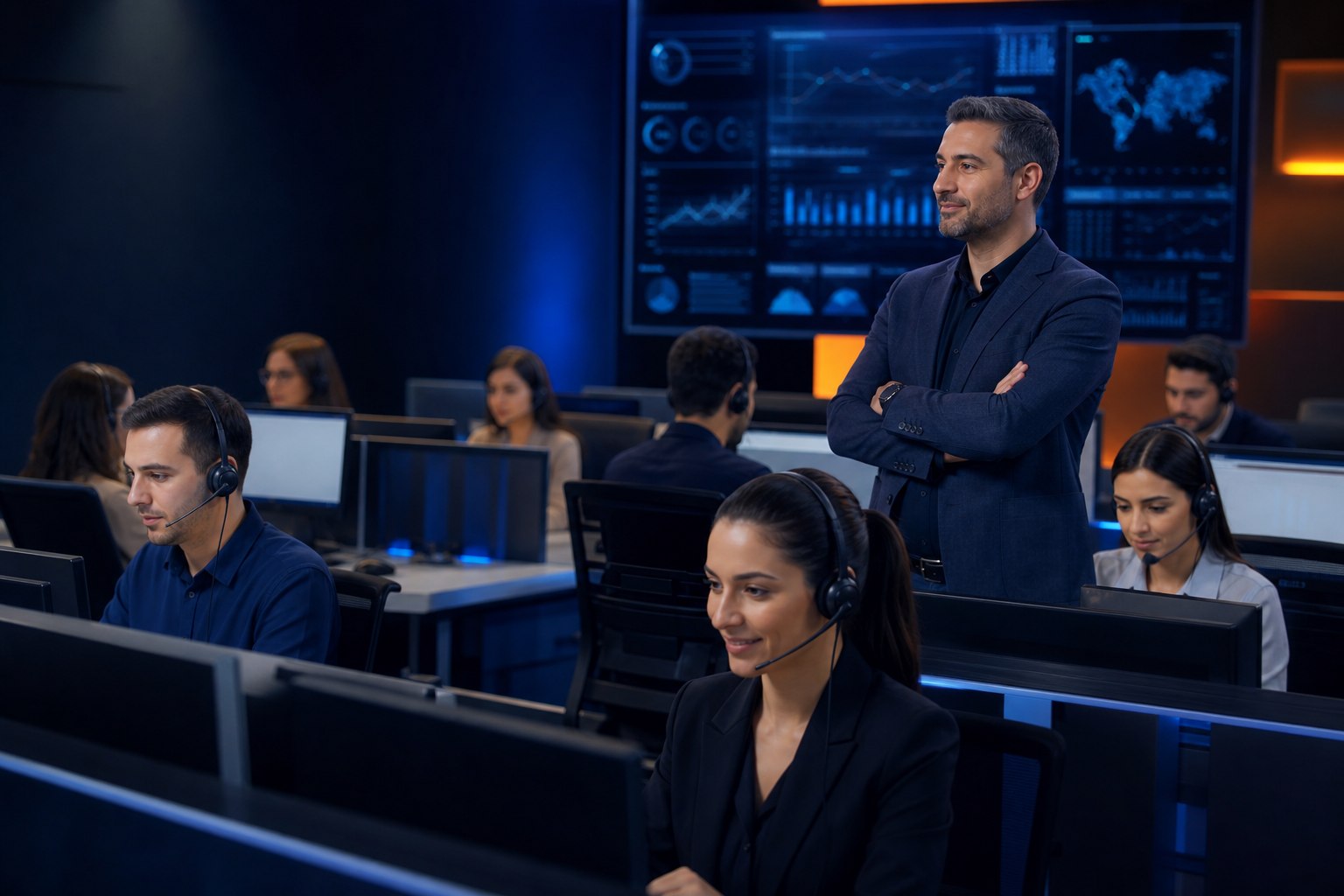 EFOR EMYS contact center operation